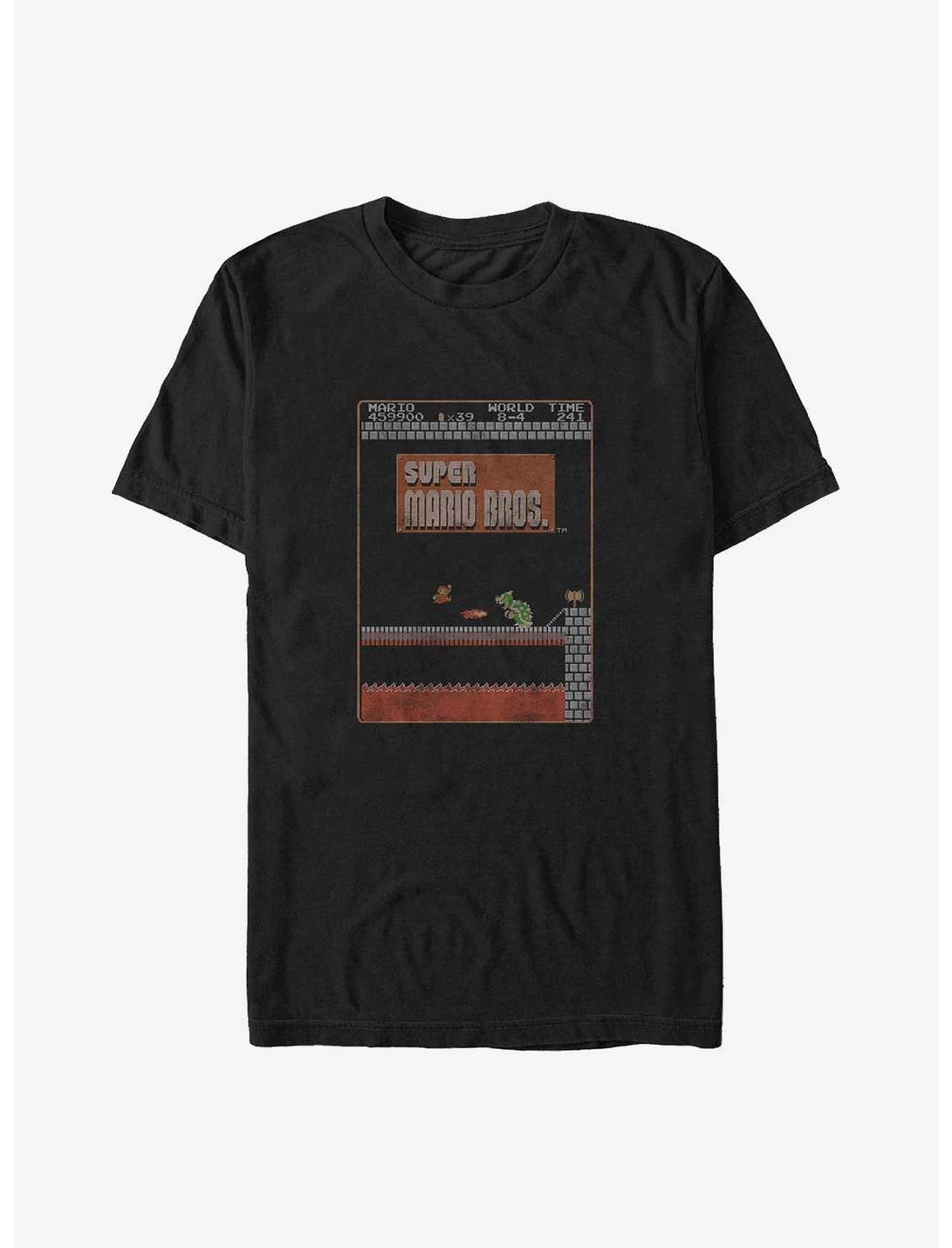 Mario Fight Fire VS Bowser Big & Tall T-Shirt