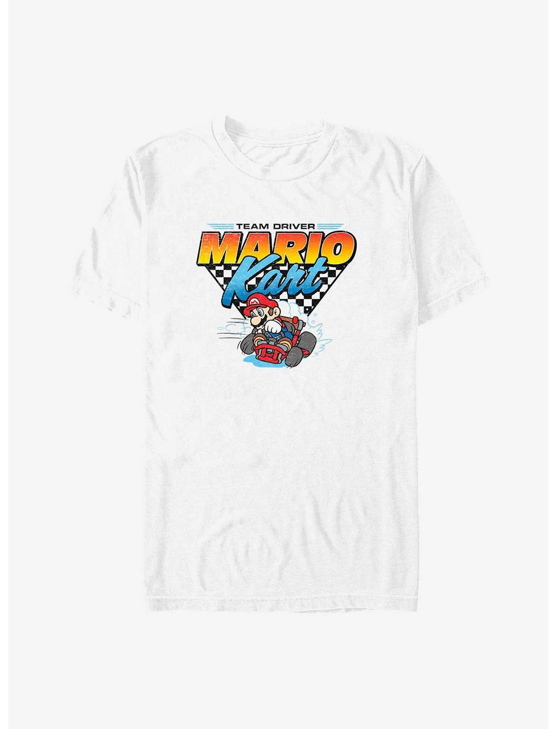Mario Team Driver Mario Kart Big & Tall T-Shirt