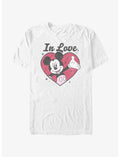 Disney Mickey Mouse In Love Heavyweight T-Shirt