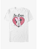 Disney Minnie Mouse In Love Heavyweight T-Shirt