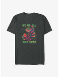 Disney Alice in Wonderland Psychedelic Cheshire We're All Mad Here Big & Tall T-Shirt