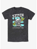 Disney Lilo & Stitch Emo Skelestitch Mineral Wash T-Shirt