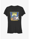 Disney Oliver & Company City Lights Poster Girls T-Shirt