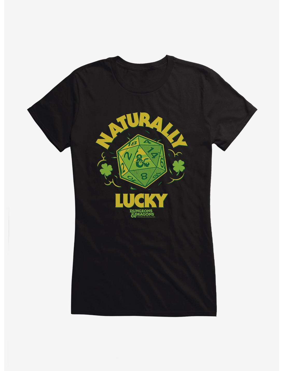 Dungeons & Dragons Naturally Lucky Dice Girls T-Shirt