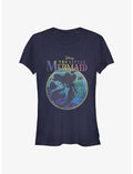 Disney The Little Mermaid Title Silhouette Girls T-Shirt