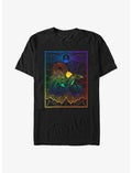 Dungeons & Dragons Dice Gradient Landscape Big & Tall T-Shirt