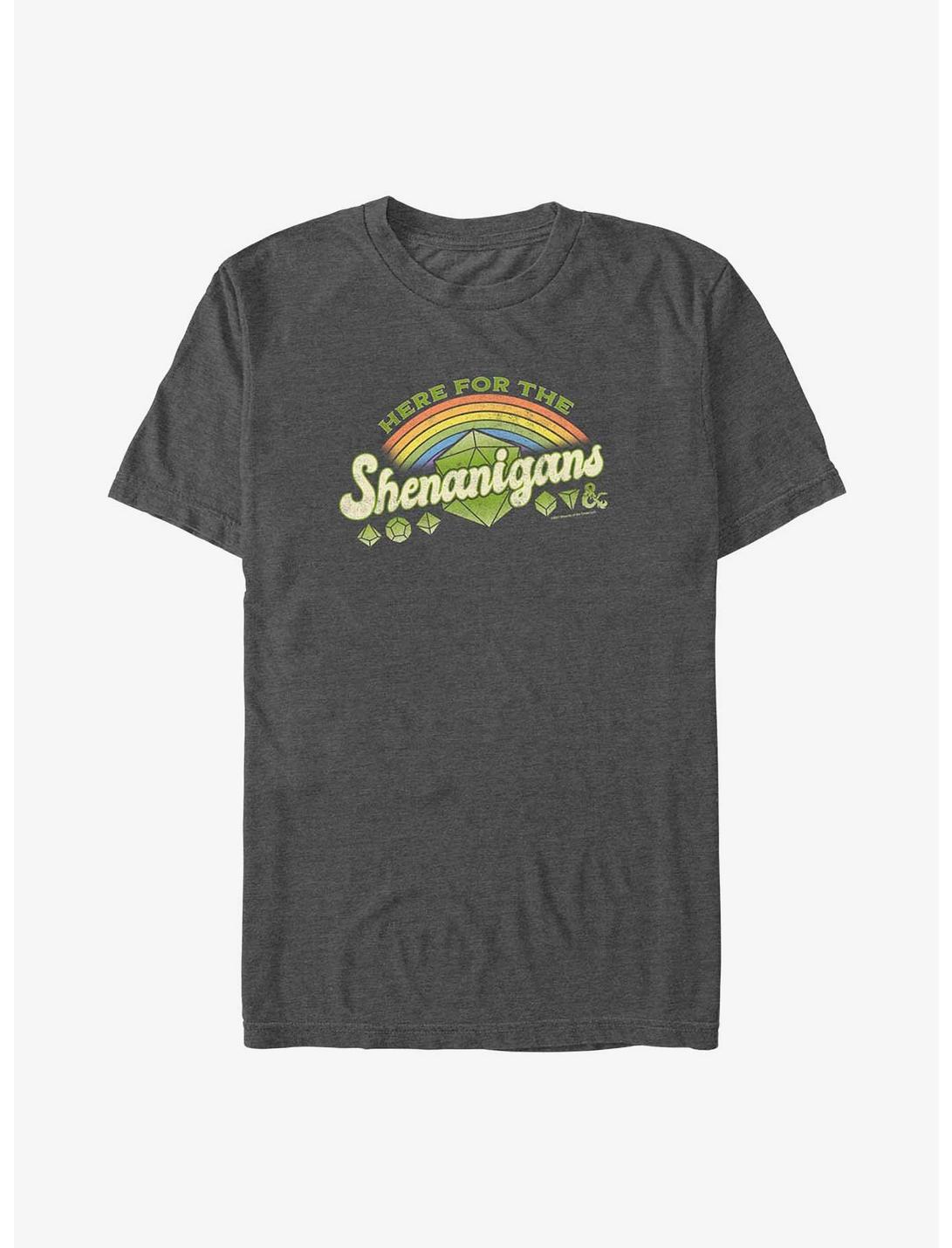 Dungeons & Dragons Here For The Shenanigans Big & Tall T-Shirt