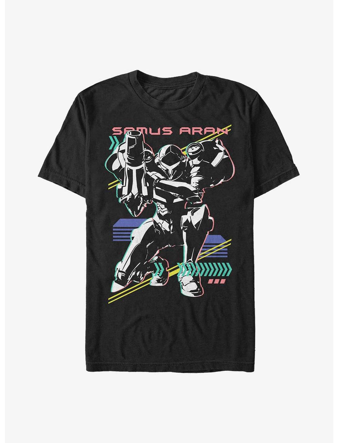 Nintendo Metroid Samus Aran Neon Heavyweight T-Shirt