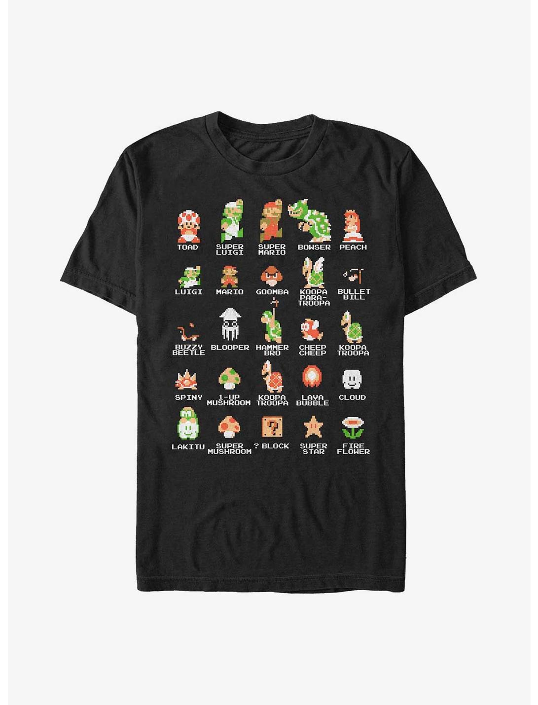 Nintendo Pixel Cast Heavyweight T-Shirt