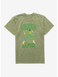 Mighty Morphin Power Rangers Green Ranger Clover Mineral Wash T-Shirt