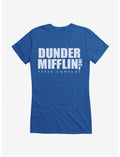 The Office Dunder Mifflin Logo Girls T-Shirt