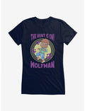 Universal Anime Monsters Hunt Is On Wolfman Girls T-Shirt