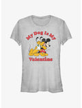 Disney Mickey Mouse & Pluto Love My Dog Girls T-Shirt