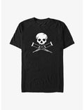 Jackass Skull and Crutches Logo Big & Tall T-Shirt