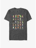 Nintendo Mario Pixel Cast Big & Tall T-Shirt