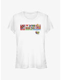 The Super Mario Bros. Movie Big Adventure Mario Toad Luigi & Princess Peach Girls T-Shirt