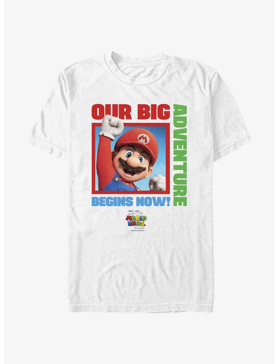 The Super Mario Bros. Movie Mario Our Big Adventure Begins Now T-Shirt