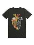 Mushroom Heart Vintage Nature T-Shirt