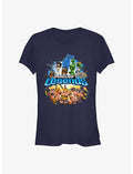 Minecraft Legends Overworld vs. Nether Girls T-Shirt
