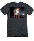 3 Ball Striking Illuminated Cricket Wickets Allan Swart T-Shirt