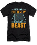 3 Drop Like a Butterfly Block Like a Beast Ice Hockey Toms Store T-Shirt