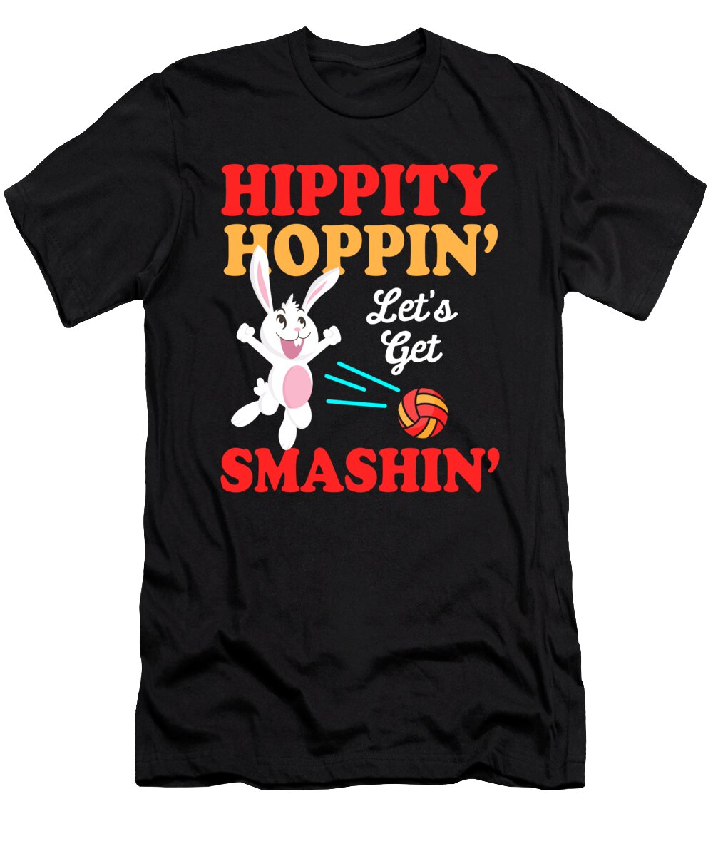 3 Easter Volleyball Bunny Holiday Rabbit Sport Toms Store T-Shirt