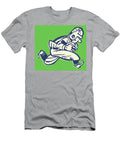 3 Football Player Running with Ball Csa Images T-Shirt