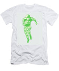 3 Football Player Rushing with Ball Csa Images T-Shirt