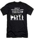 3 Football Team on the Band Field Marching Band Haselshirt T-Shirt