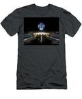 3 Futuristic Cricket Ball and Stage Allan Swart T-Shirt