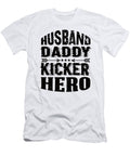 3 Husband Daddy Kicker Hero Steven Zimmer T-Shirt