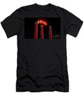3 Illuminated Cricket Wicket Stumps Allan Swart T-Shirt