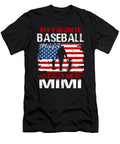 3 My Favorite Baseball Player Calls Me Mimi Baseball USA Flag Dhbubble T-Shirt