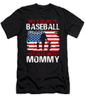 3 My Favorite Baseball Player Calls Me Mommy Baseball USA Flag Dhbubble T-Shirt