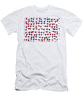 3 Red Cricket Sports Ball Array Allan Swart T-Shirt