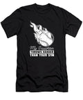 3 Softball Mom Crazy Squirrel T-Shirt