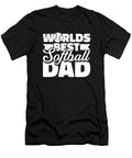 3 Softball Pitcher Batter Catcher Softball Dad Crazy Squirrel T-Shirt