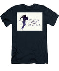 3 Watercolor Rugby Player Girl Watercolor Print Female Woman Girls Rugby Player When Your Legs Get Tir Leith Huber T-Shirt