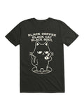 Black Coffee Black Cat Black Soul T-Shirt
