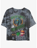 Animal Crossing Brewsters Cafe Tie-Dye Girls Crop T-Shirt