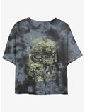 Nintendo The Legend of Zelda The Map Tie-Dye Girls Crop T-Shirt