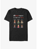 The Big Bang Theory Choose Your Nerd Big & Tall T-Shirt