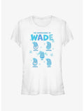 Disney Pixar Elemental Expressions Of Wade Girls T-Shirt