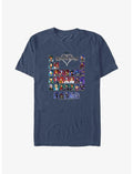 Disney Kingdom Hearts Table of Characters Big & Tall T-Shirt