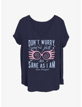 Harry Potter Just As Sane As Luna Girls T-Shirt Plus Size