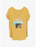 MTV Music Television Logo Girls T-Shirt Plus Size