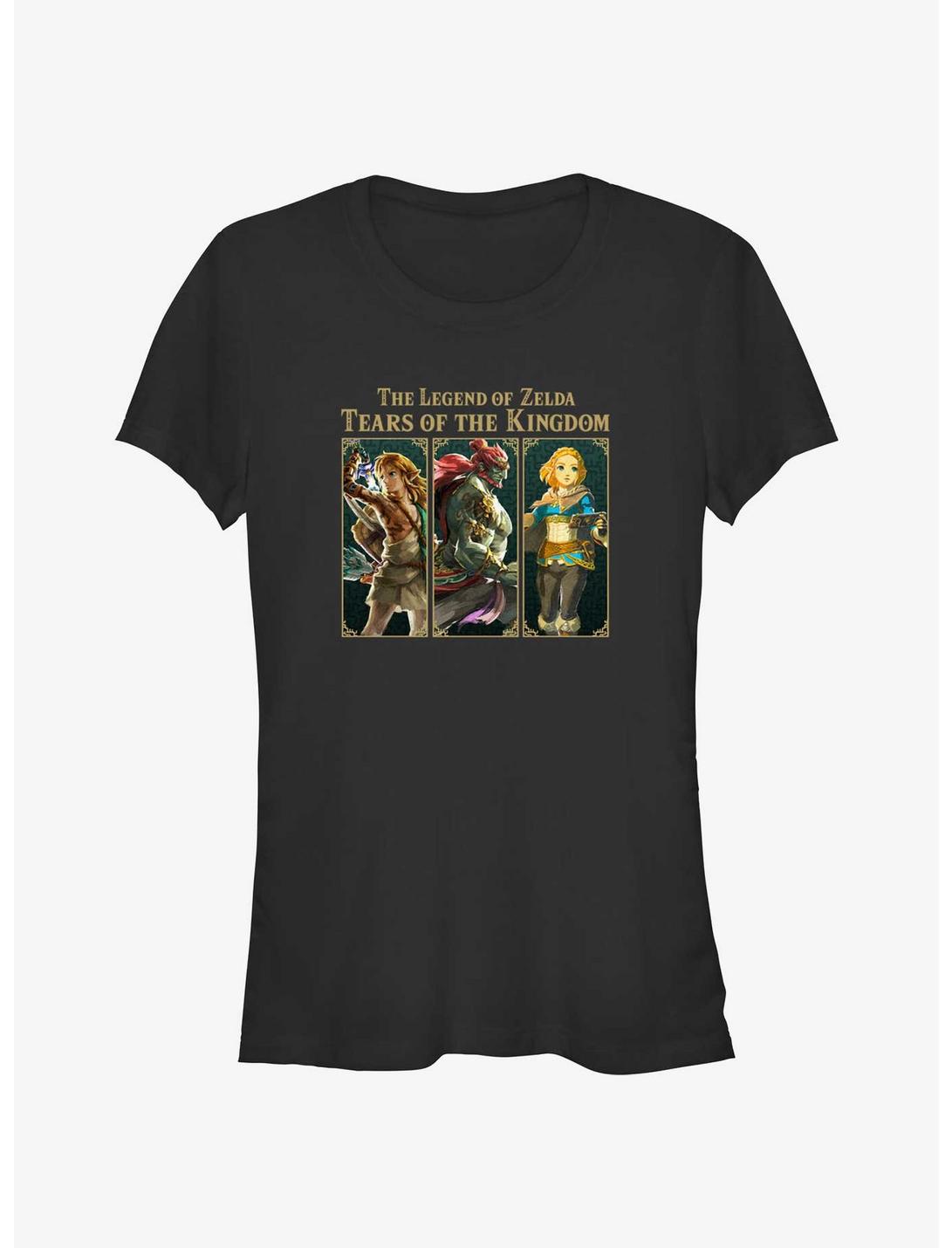 The Legend of Zelda: Tears of the Kingdom Trio Box Up Girls T-Shirt