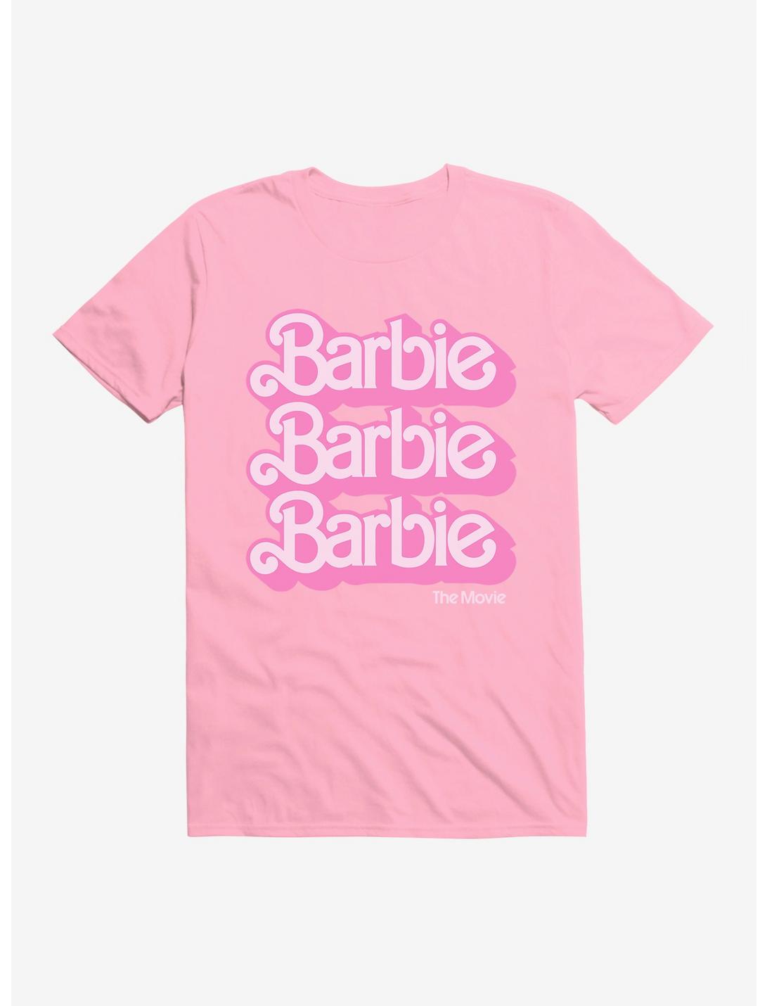 Barbie The Movie Text Stack Extra Soft T-Shirt