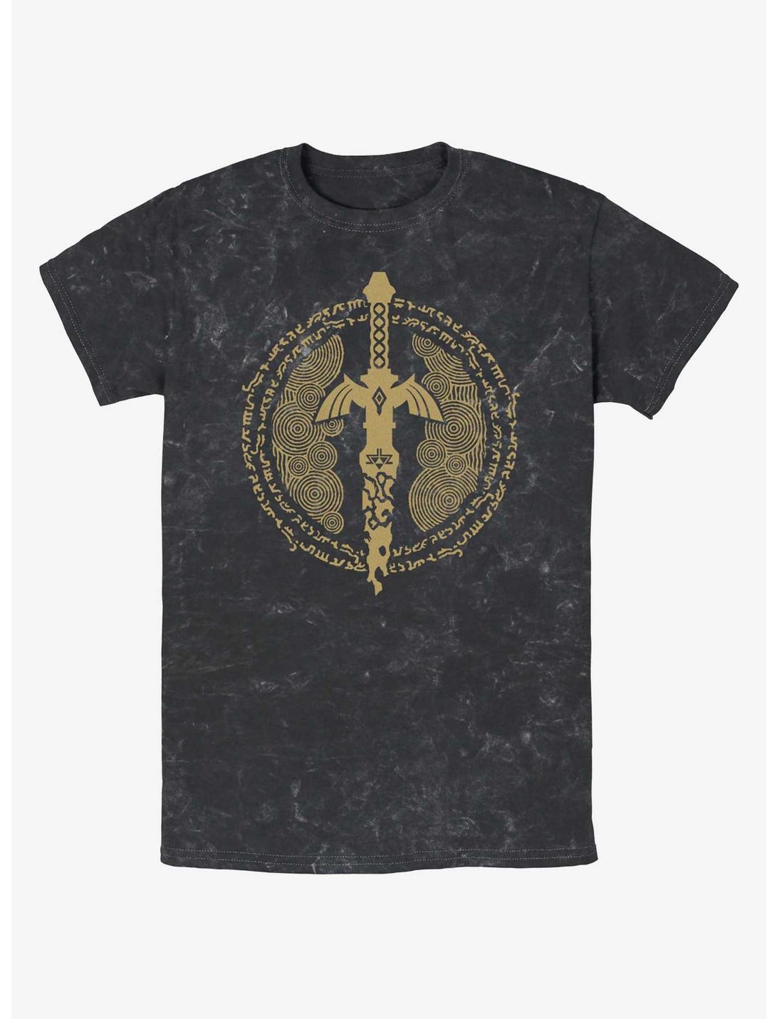 The Legend of Zelda Master Sword Icon Mineral Wash T-Shirt