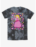 Mario Princess Peach Tie-Dye T-Shirt